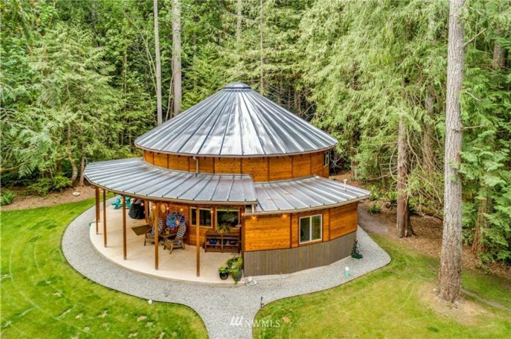 Custom Round Home Bainbridge Island