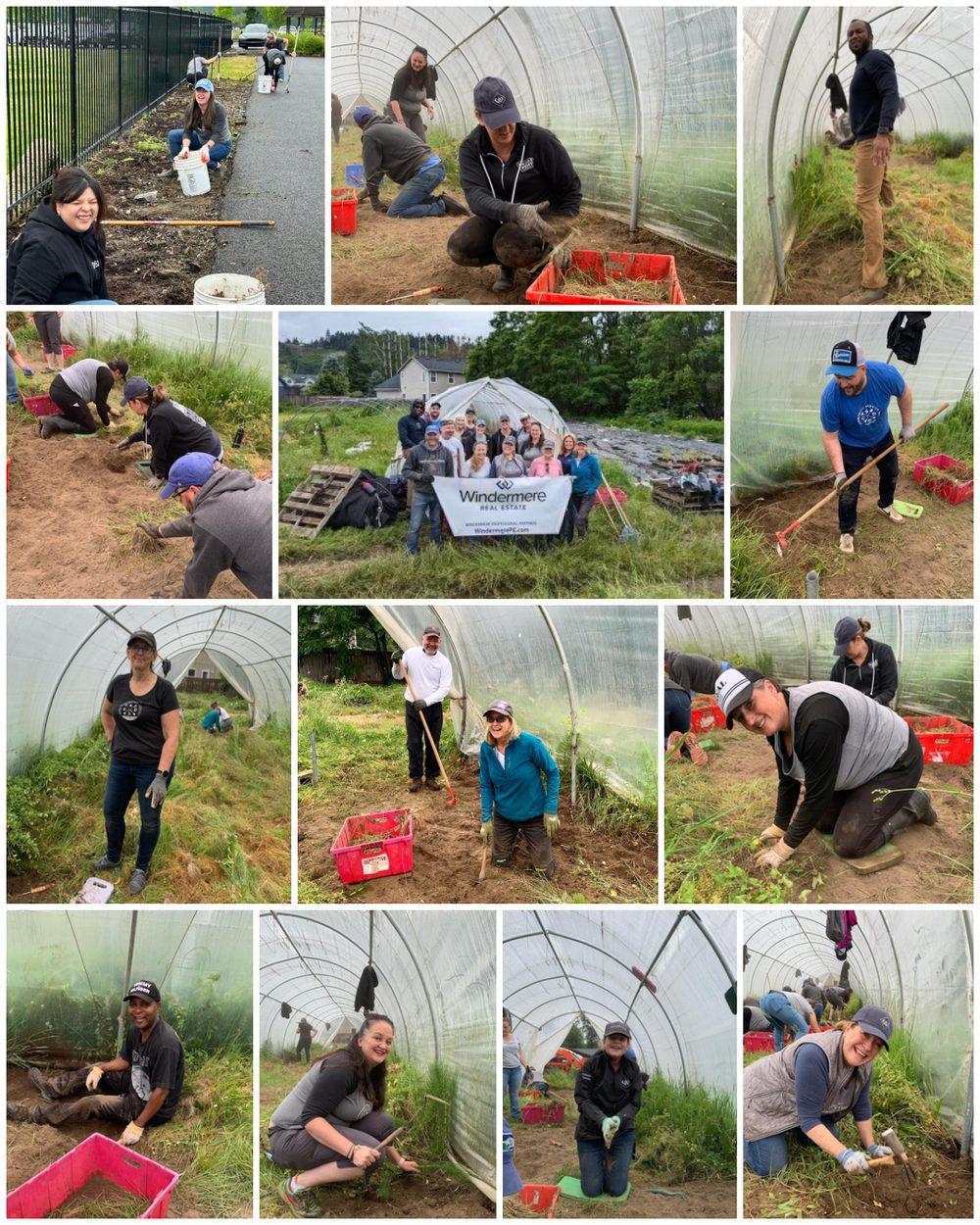 Windermere Professional Parnters Community Service Day 2023 Mother Earth Farms