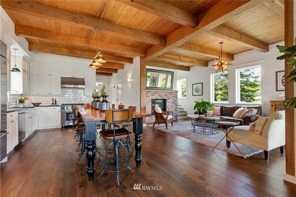 Modern Craftsman Downtown Gig Harbor interior
