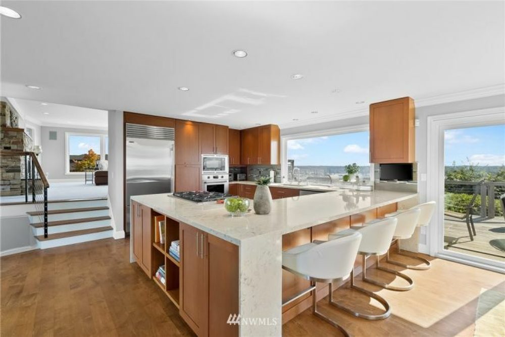 Resort Inspired NW Contemporary Home NE Tacoma kitchen
