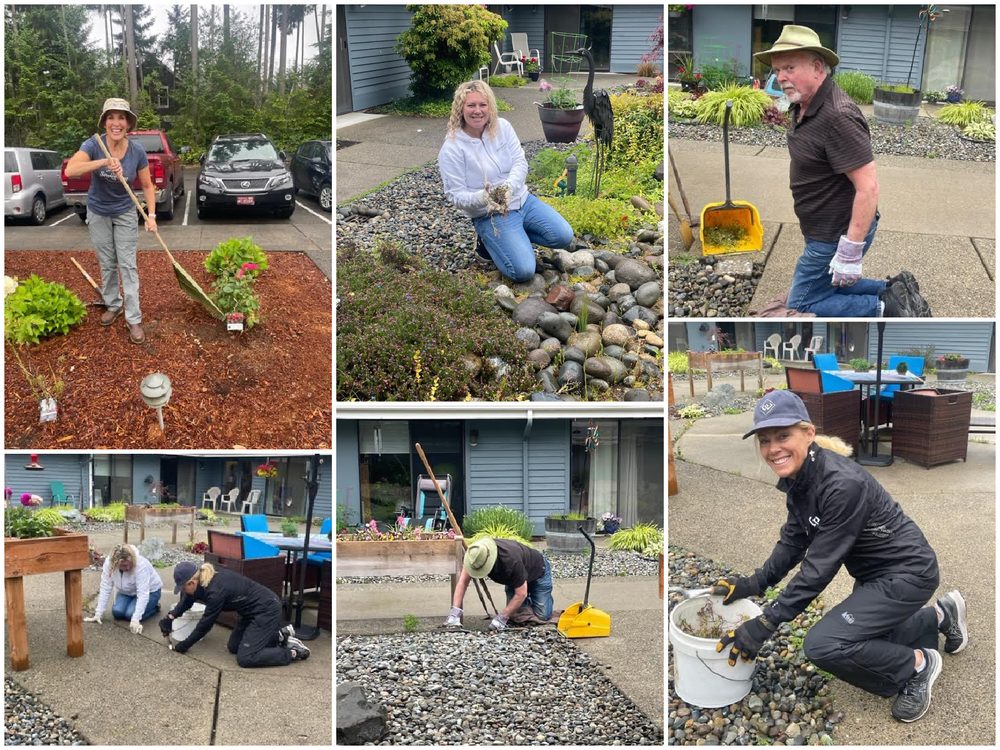 Windermere Professional Parnters Community Service Day 2023 Gig Harbor Senior Center