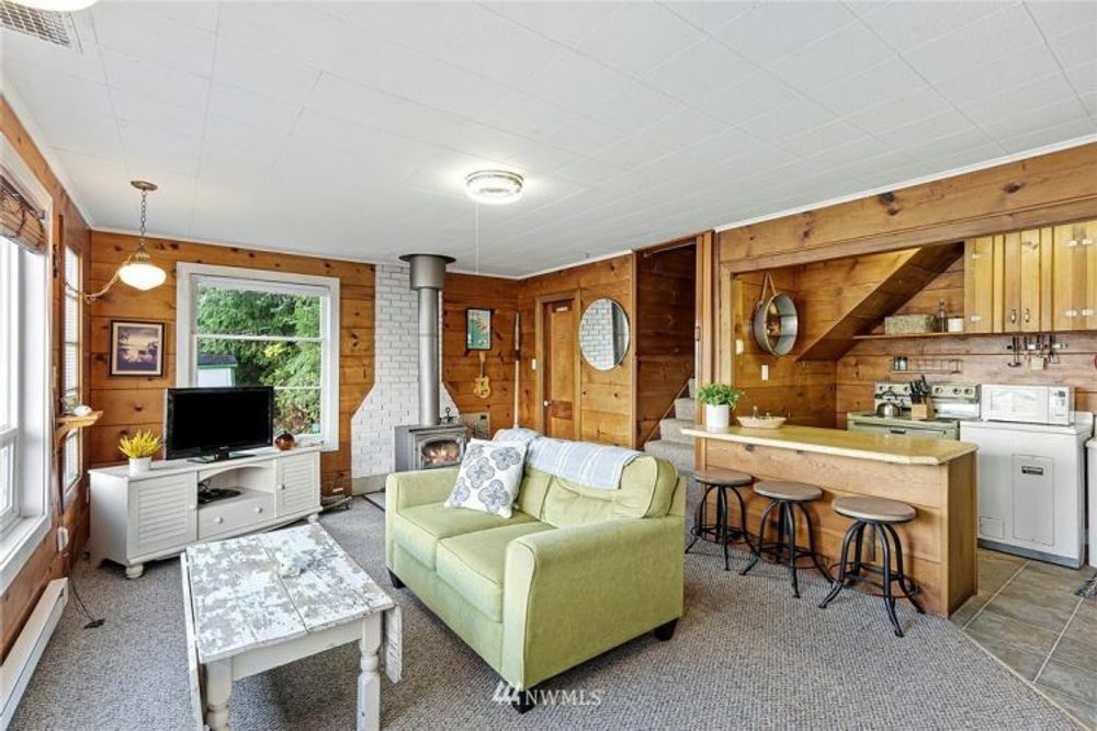 Hood Canal 1930s Cabin interior