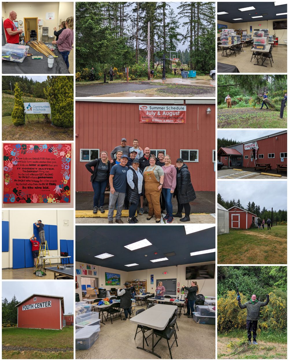 Windermere Professional Parnters Community Service Day 2023 Red Barn Youth Center in Lakebay Key Peninsula